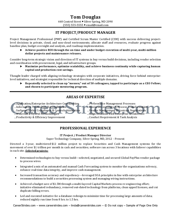 IT resume